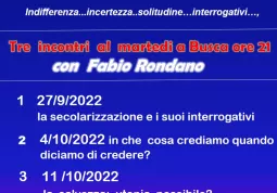 Ciclo di incontri con Fabio Rondano